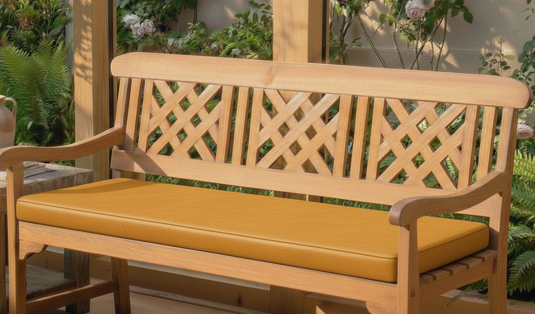 Faux Leather Flat Cushions