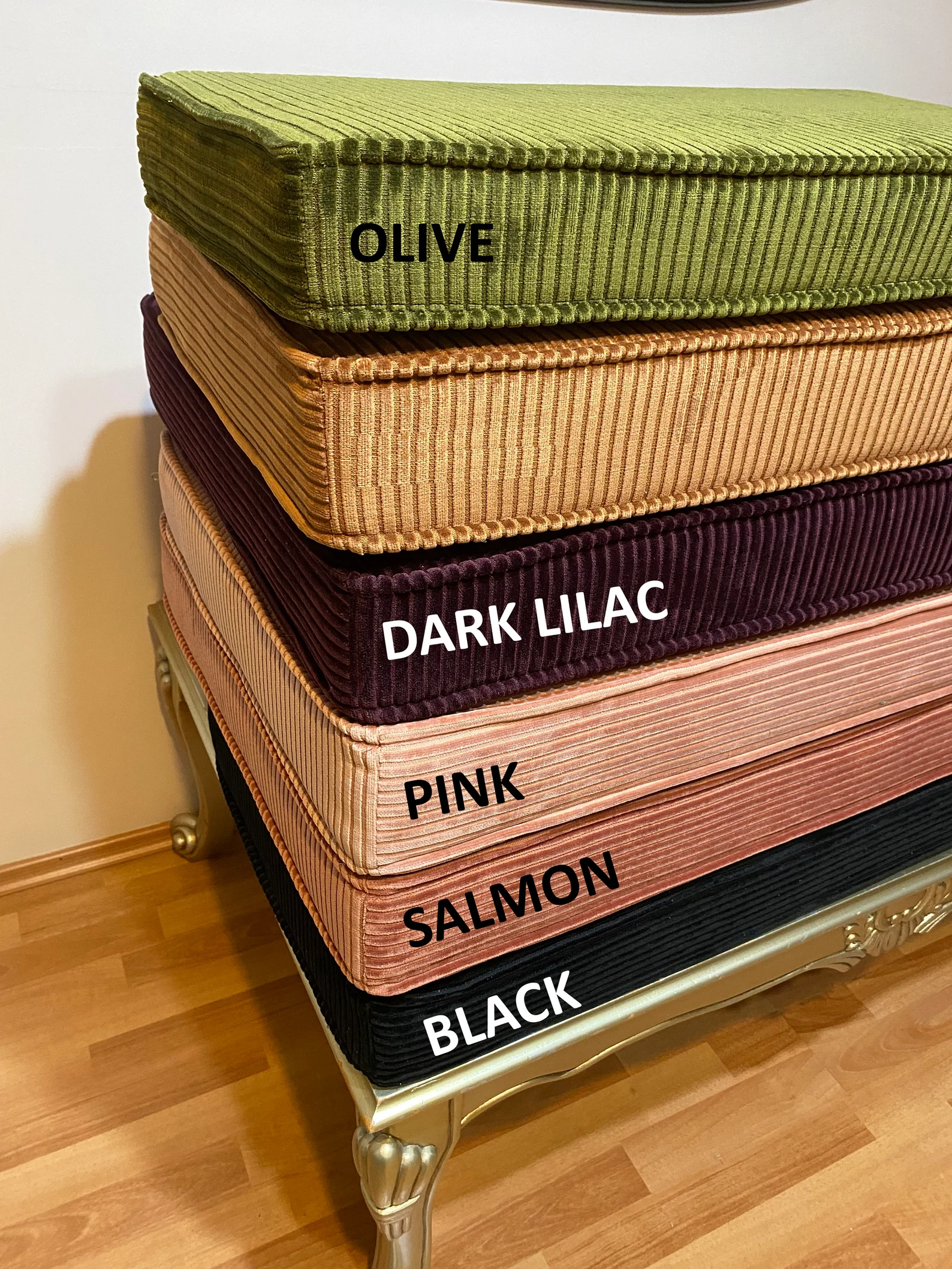 Corduroy Fabric Flat Cushions