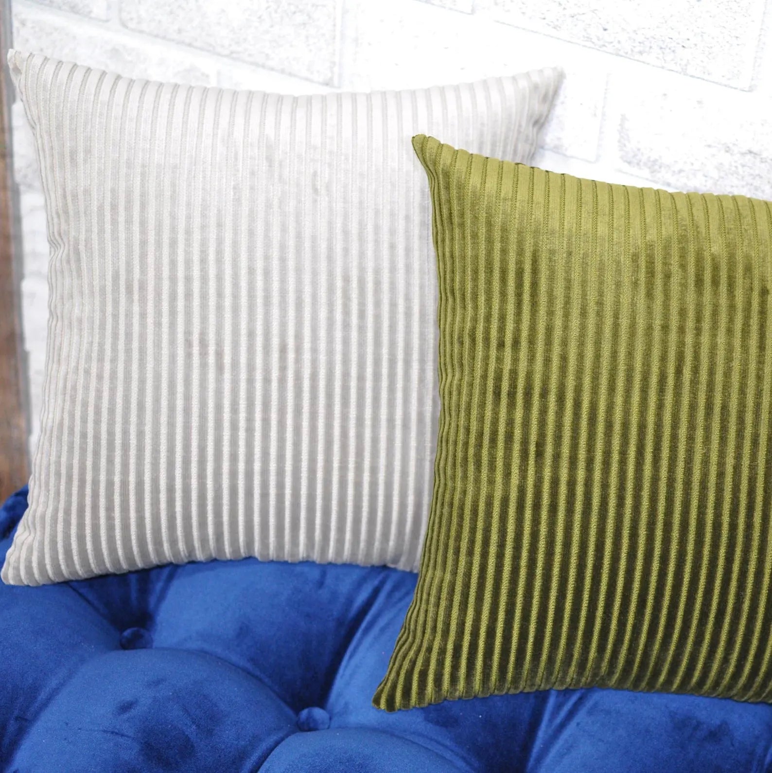 Corduroy Fabric Throw Pillows