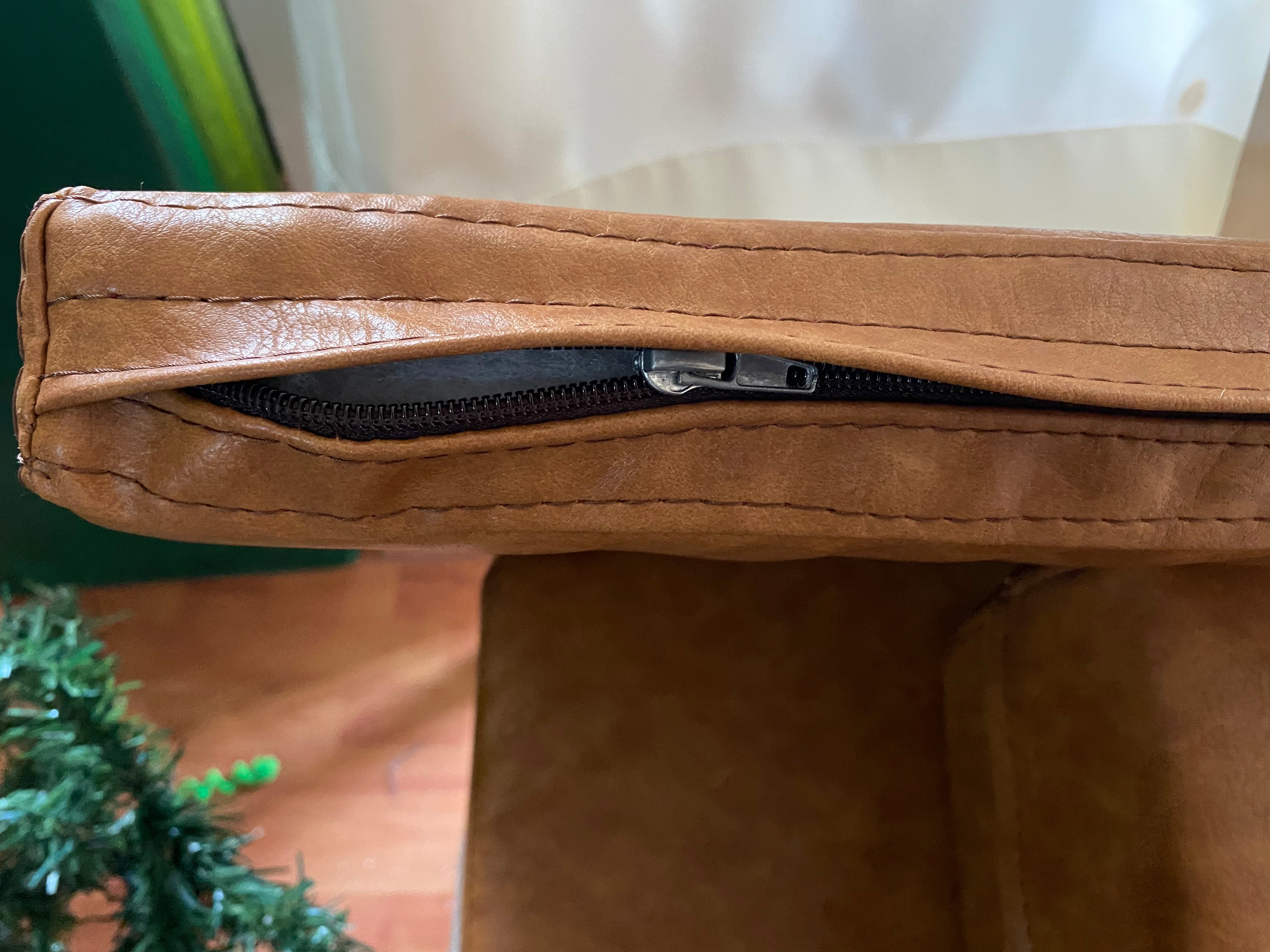 Faux Leather Flat Cushions