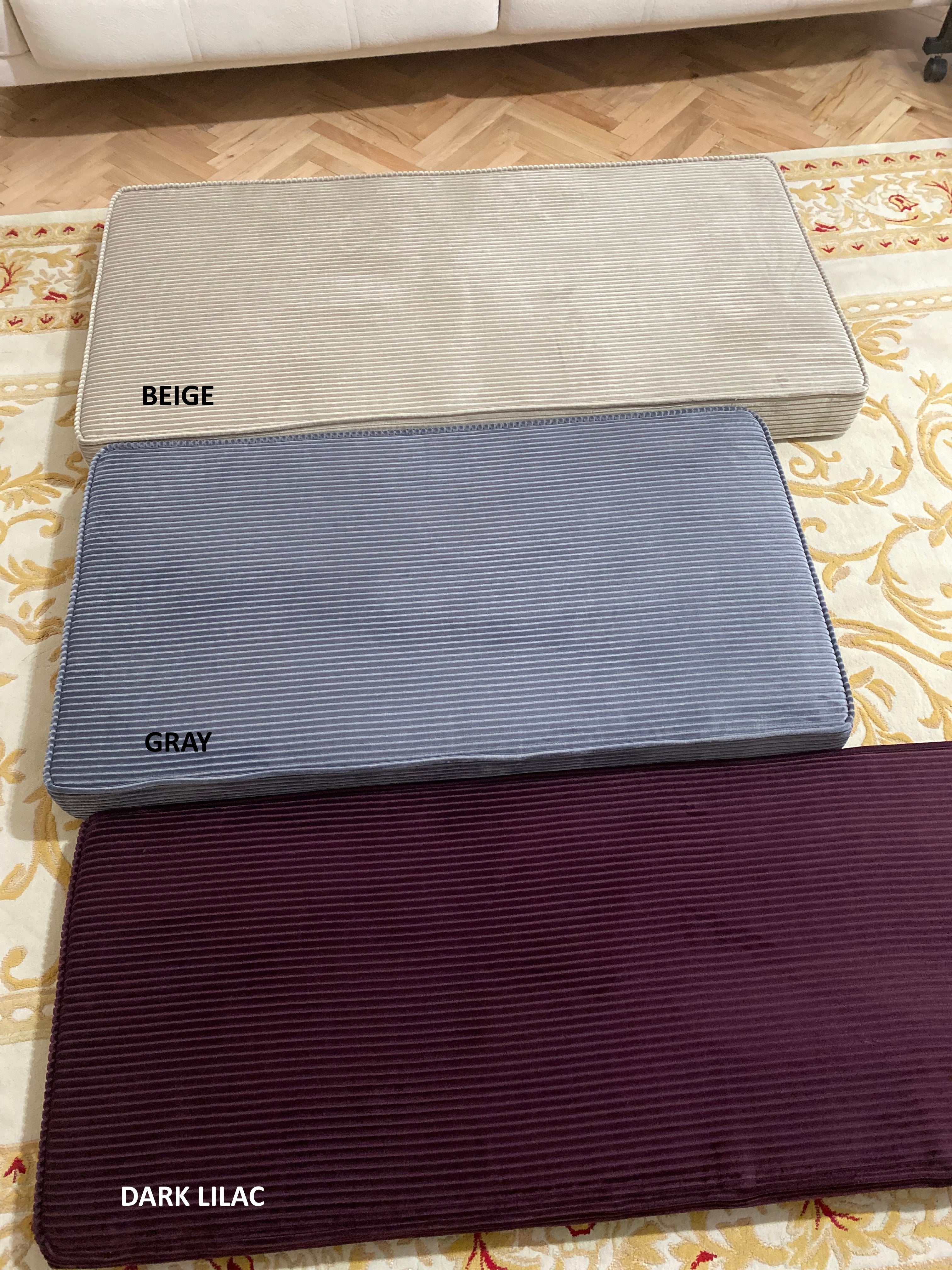 Corduroy Fabric Flat Cushion Cover