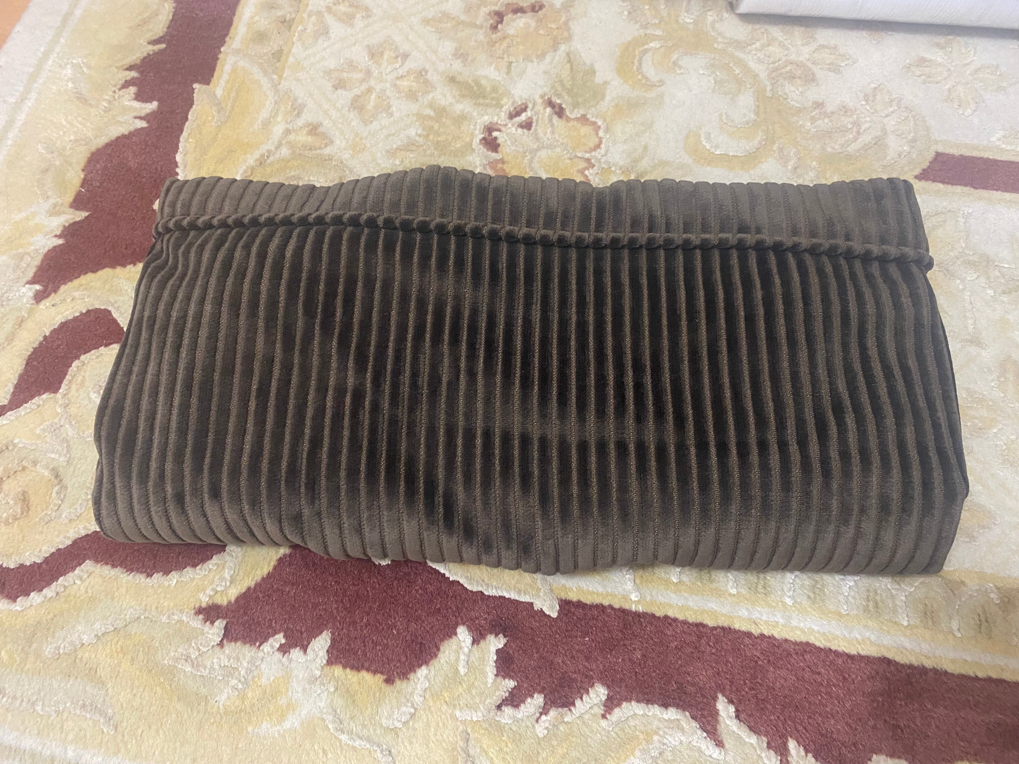 Corduroy Fabric Flat Cushion Cover